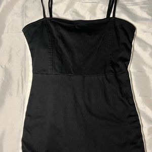 Motel racer stripe midi dress